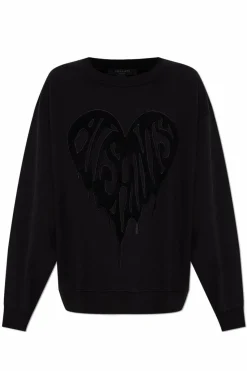 AllSaints CZARNY Bluza `Trip`