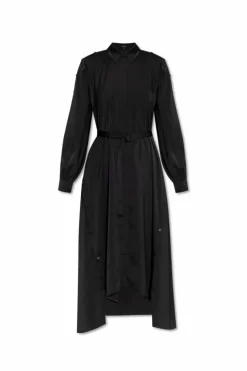 AllSaints CZARNY Koszulowa sukienka `Lexi`