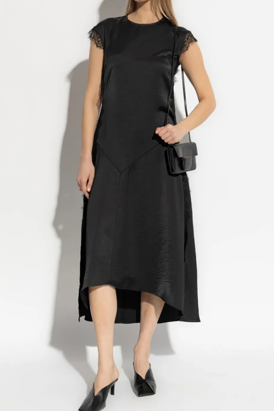 AllSaints CZARNY Sukienka ‘Lyra’