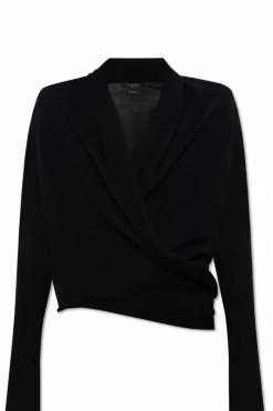 AllSaints CZARNY Sweter `Wasson`
