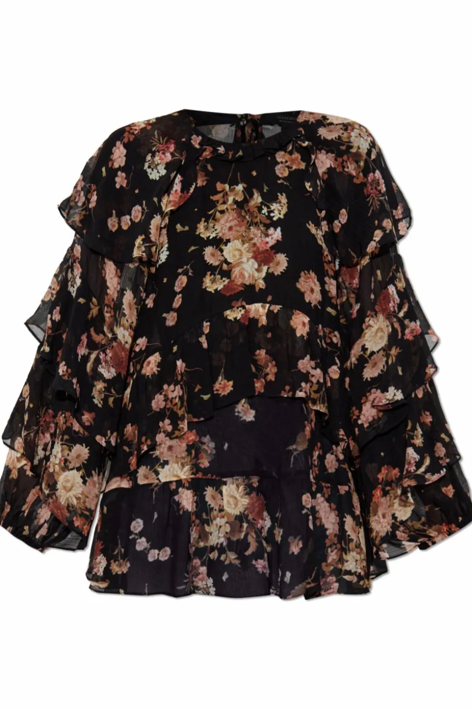 AllSaints CZARNY Top `Lissie`