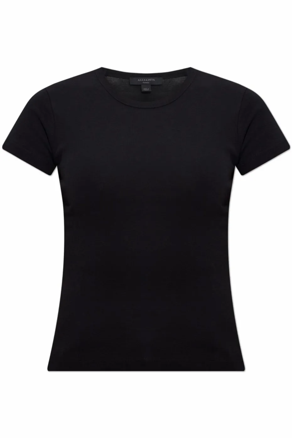 AllSaints CZARNY T-shirt `Stevie`