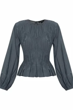 AllSaints GRANATOWY Top `Melani`