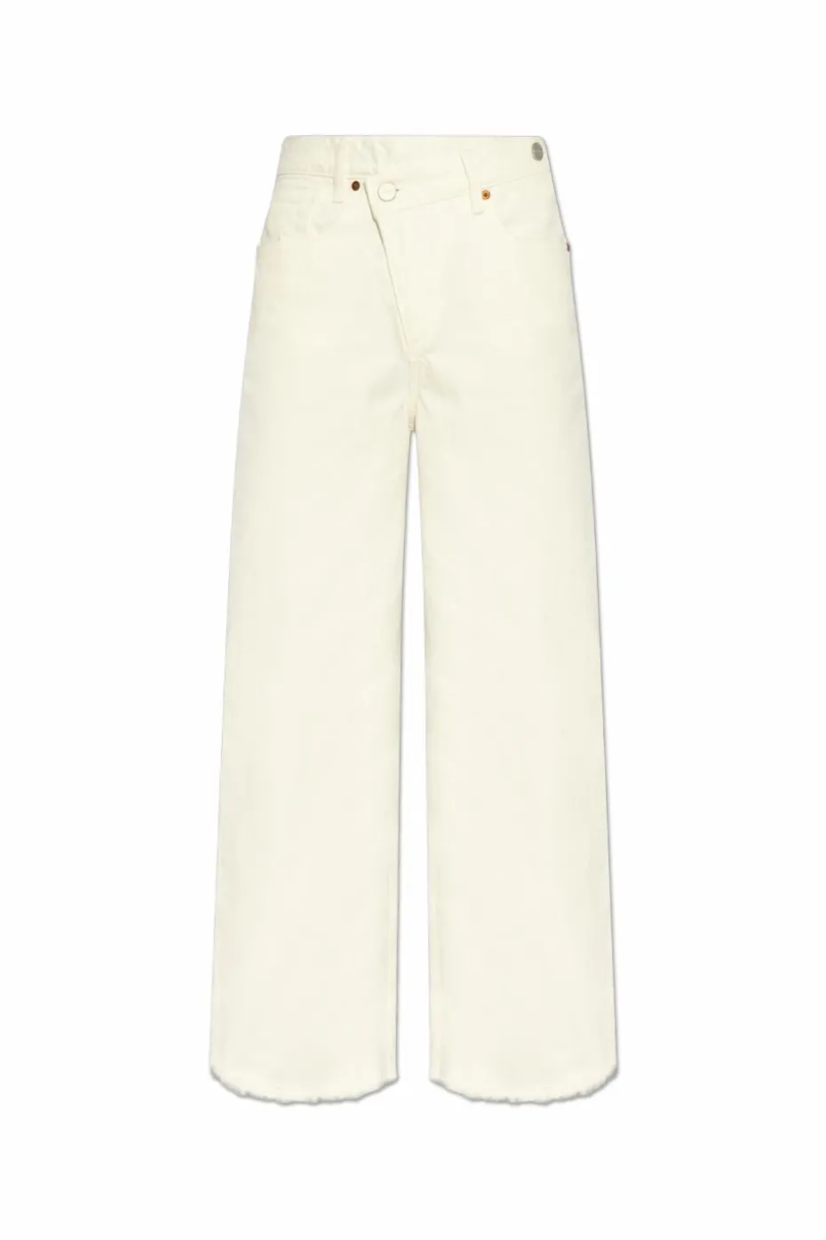 AllSaints kremowy Jeansy `Aki`