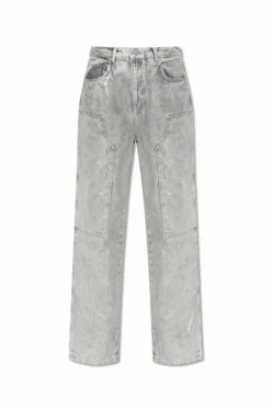 AllSaints SREBRNY Jeansy `Mia`