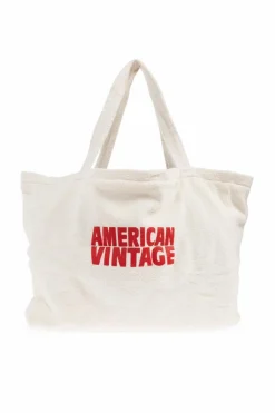 American Vintage kremowy Torba typu `shopper`