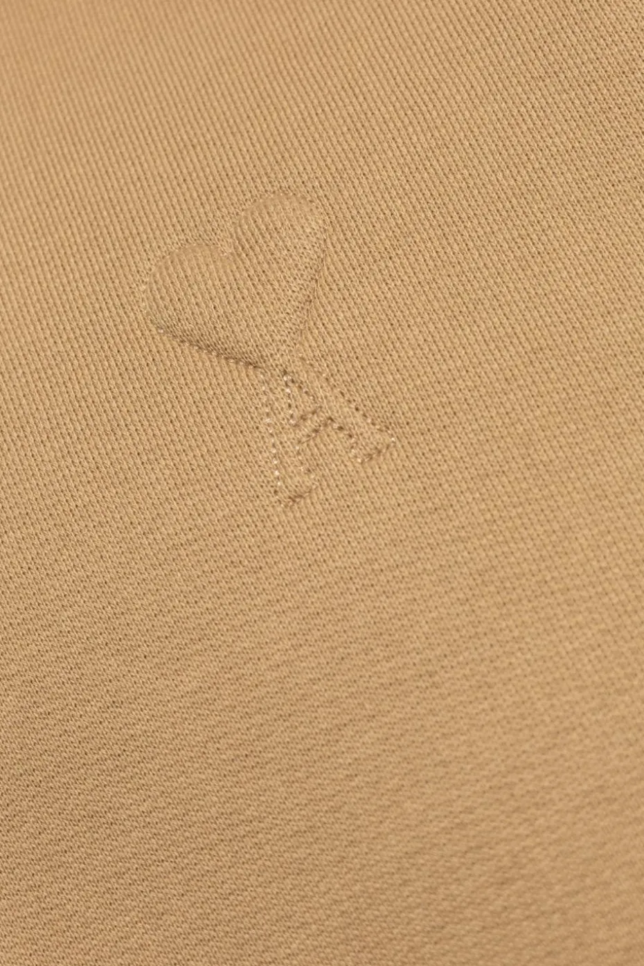 Ami Alexandre Mattiussi beżowy Bluza z logo