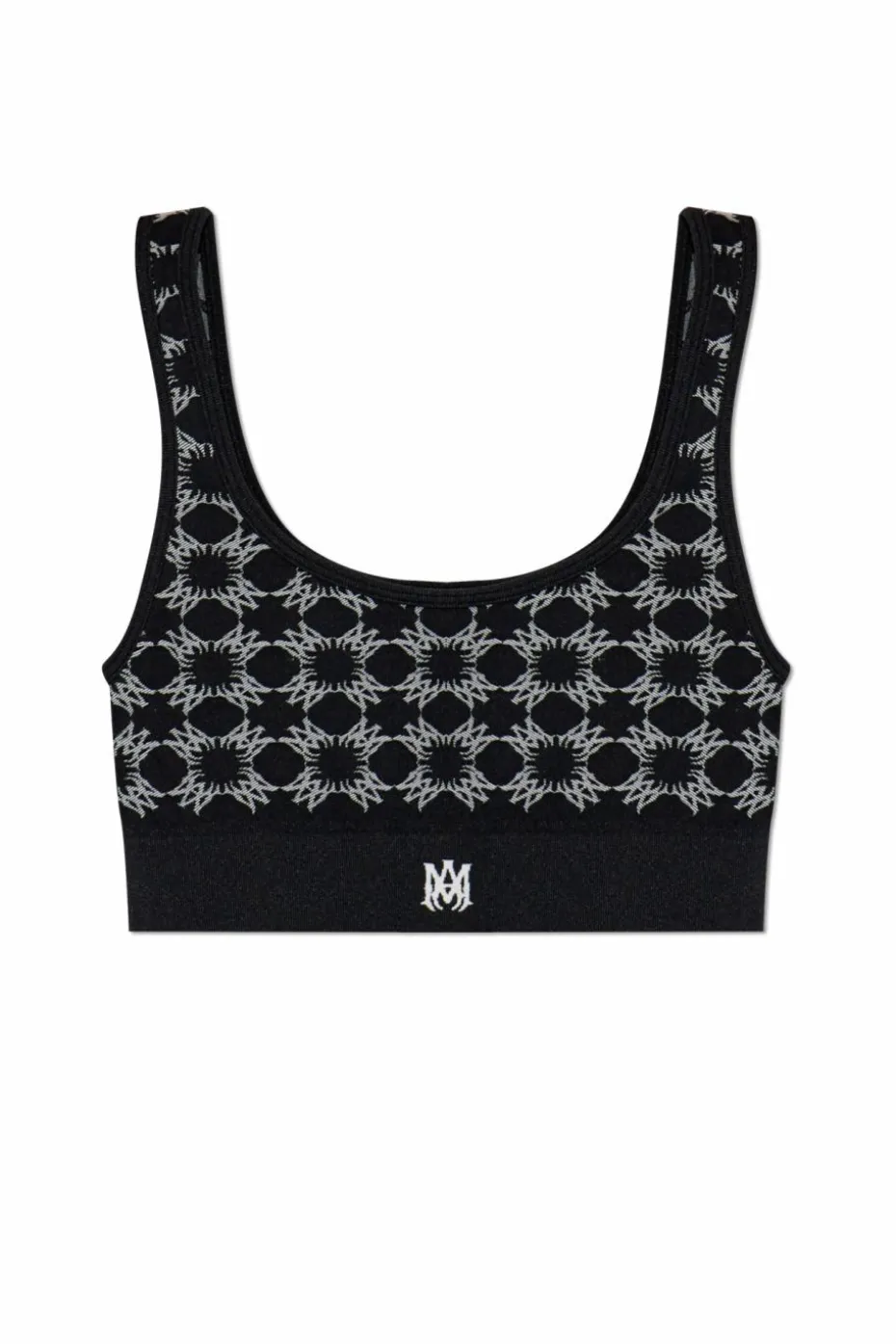 Amiri CZARNY Biustonosz z monogramem