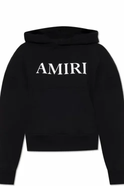 Amiri CZARNY Buza z logo