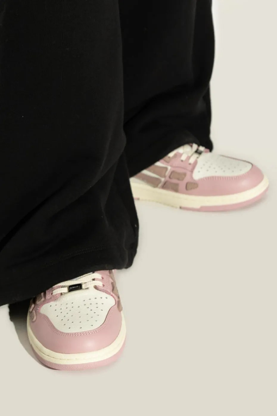 Amiri RÓŻOWY Buty sportowe `Skel Top Low`