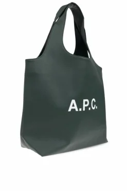 A.P.C. ZIELONY Torba typu `shopper`