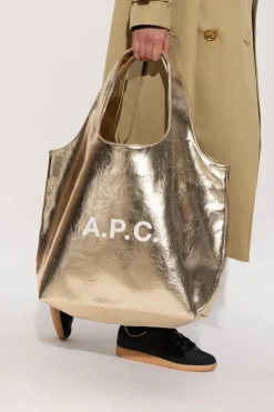 A.P.C. ZŁOTY Torba typu `shopper`
