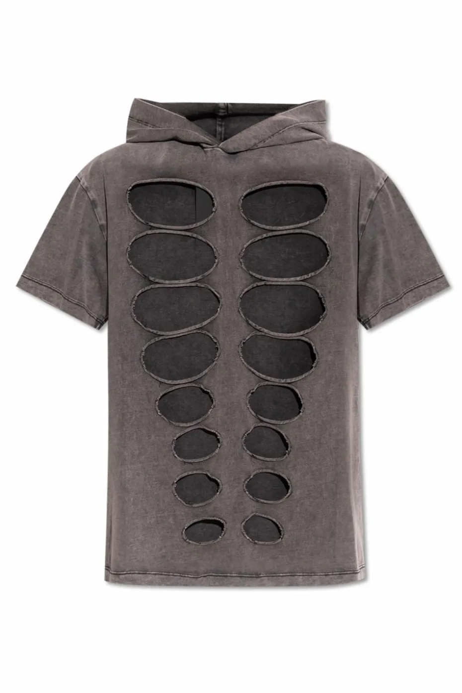 AVAVAV SZARY T-shirt z kapturem