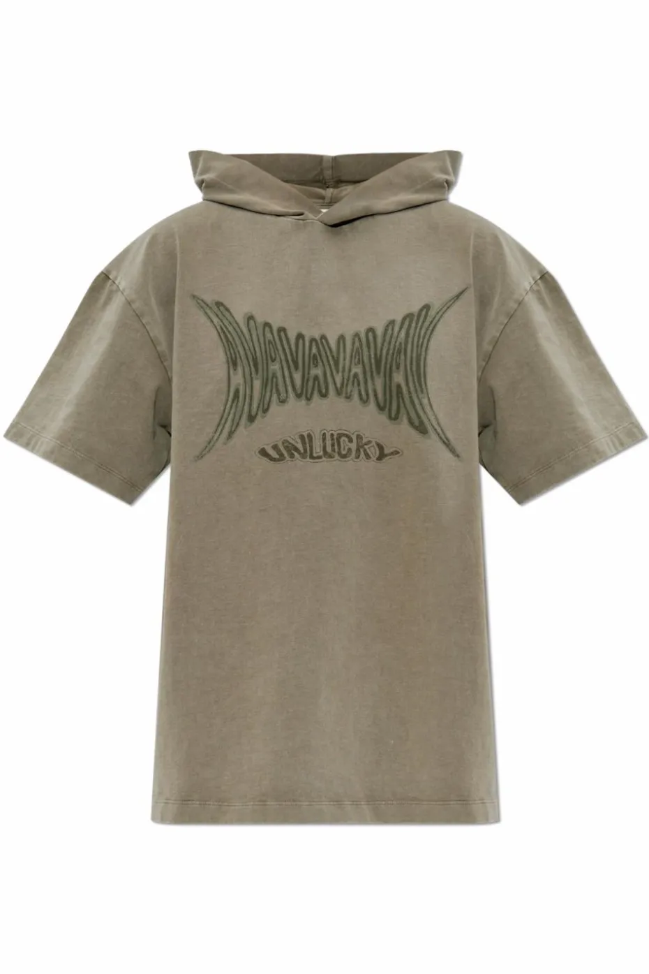 AVAVAV ZIELONY T-shirt z kapturem