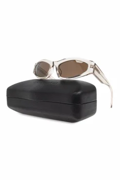 Balenciaga beżowy Okulary przeciwsłoneczne