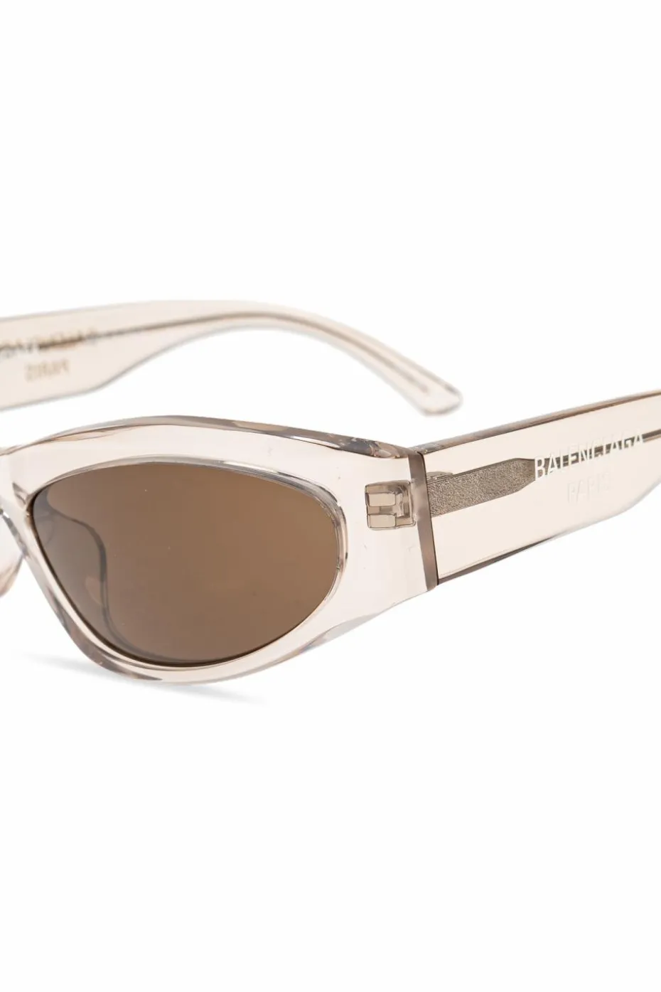 Balenciaga beżowy Okulary przeciwsłoneczne