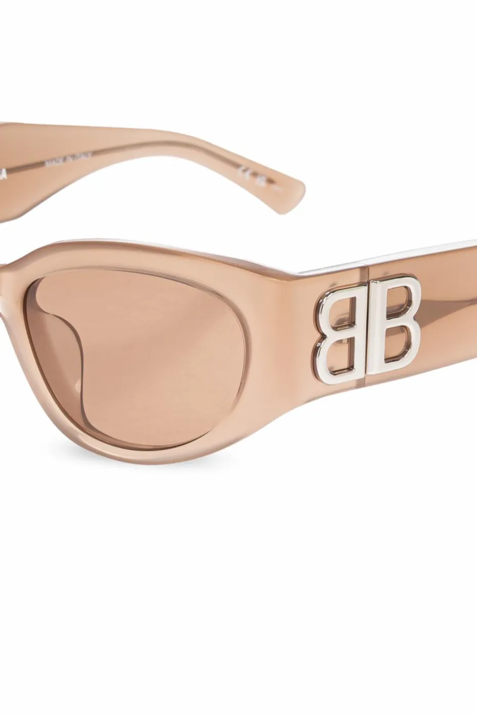 Balenciaga beżowy Okulary przeciwsłoneczne