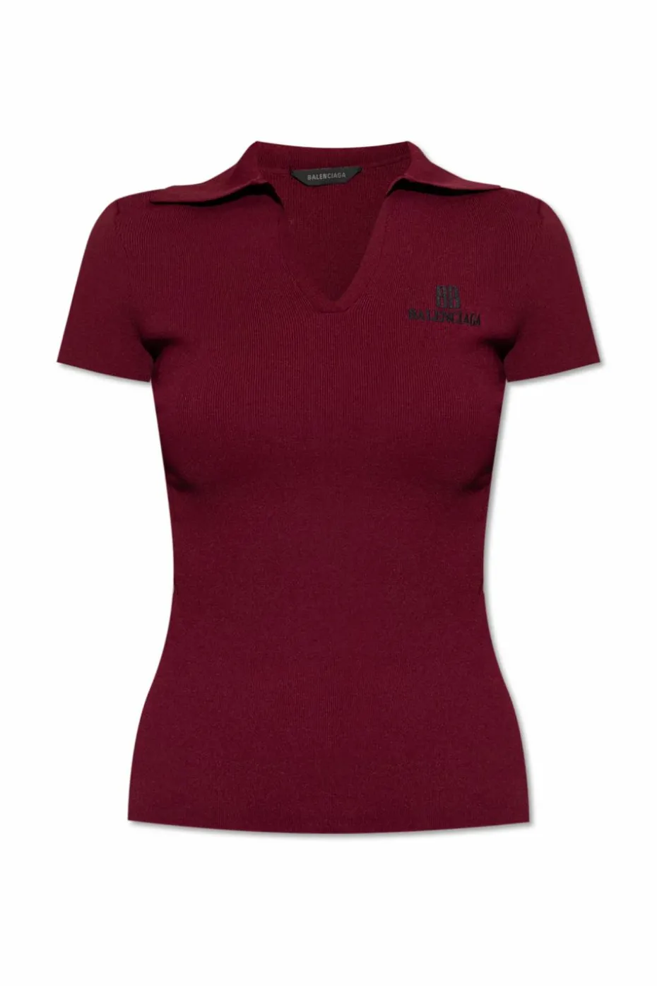 Balenciaga BORDO Polo z wyszytym logo