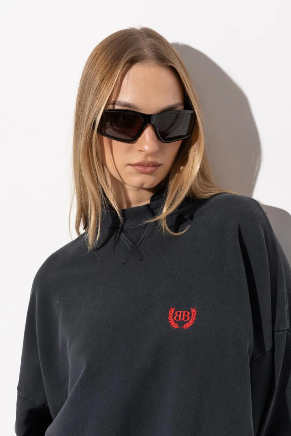 Balenciaga BRĄZOWY Okulary przeciwsłoneczne