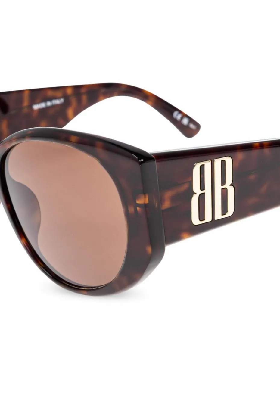 Balenciaga BRĄZOWY Okulary przeciwsłoneczne