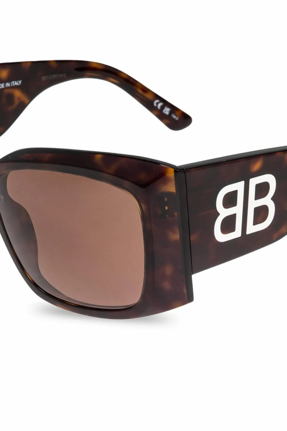 Balenciaga BRĄZOWY Okulary przeciwsłoneczne