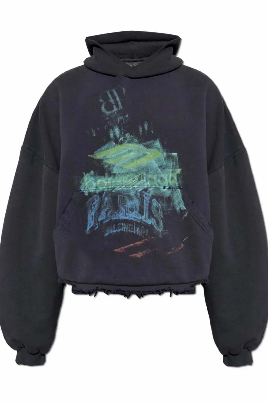 Balenciaga CZARNY Bluza z nadrukiem