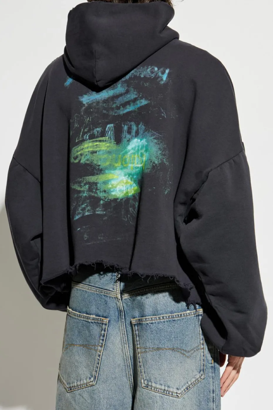 Balenciaga CZARNY Bluza z nadrukiem