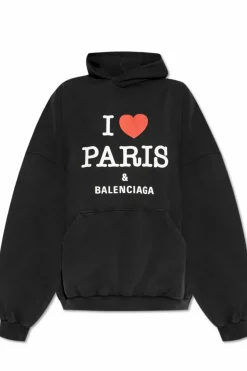 Balenciaga CZARNY Bluza z logo