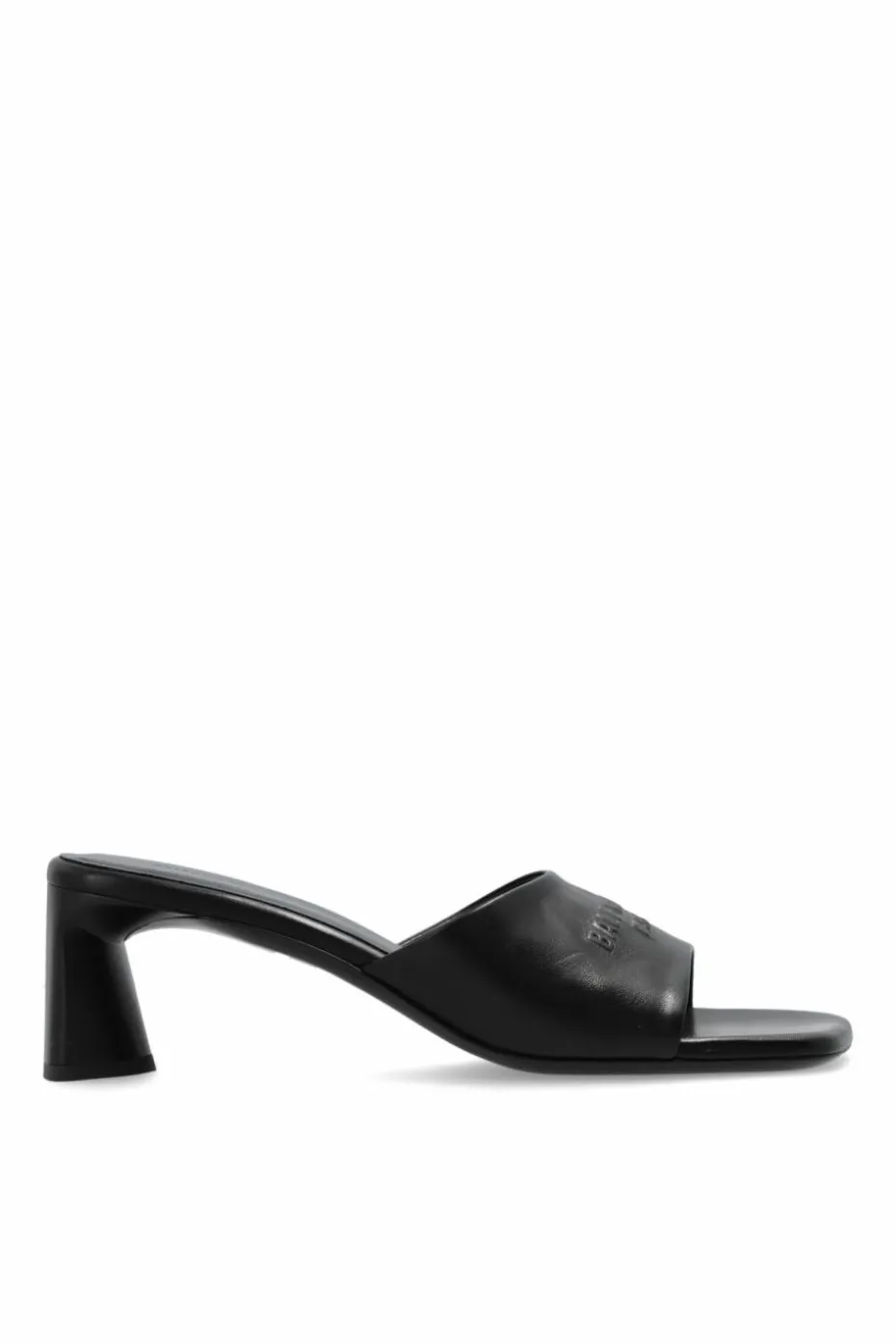 Balenciaga CZARNY Klapki na obcasie