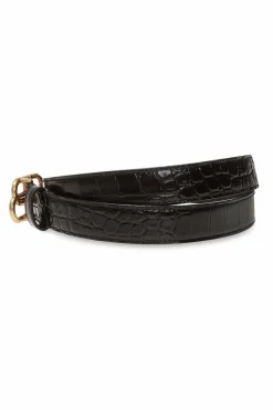 Balenciaga CZARNY Pasek z logo