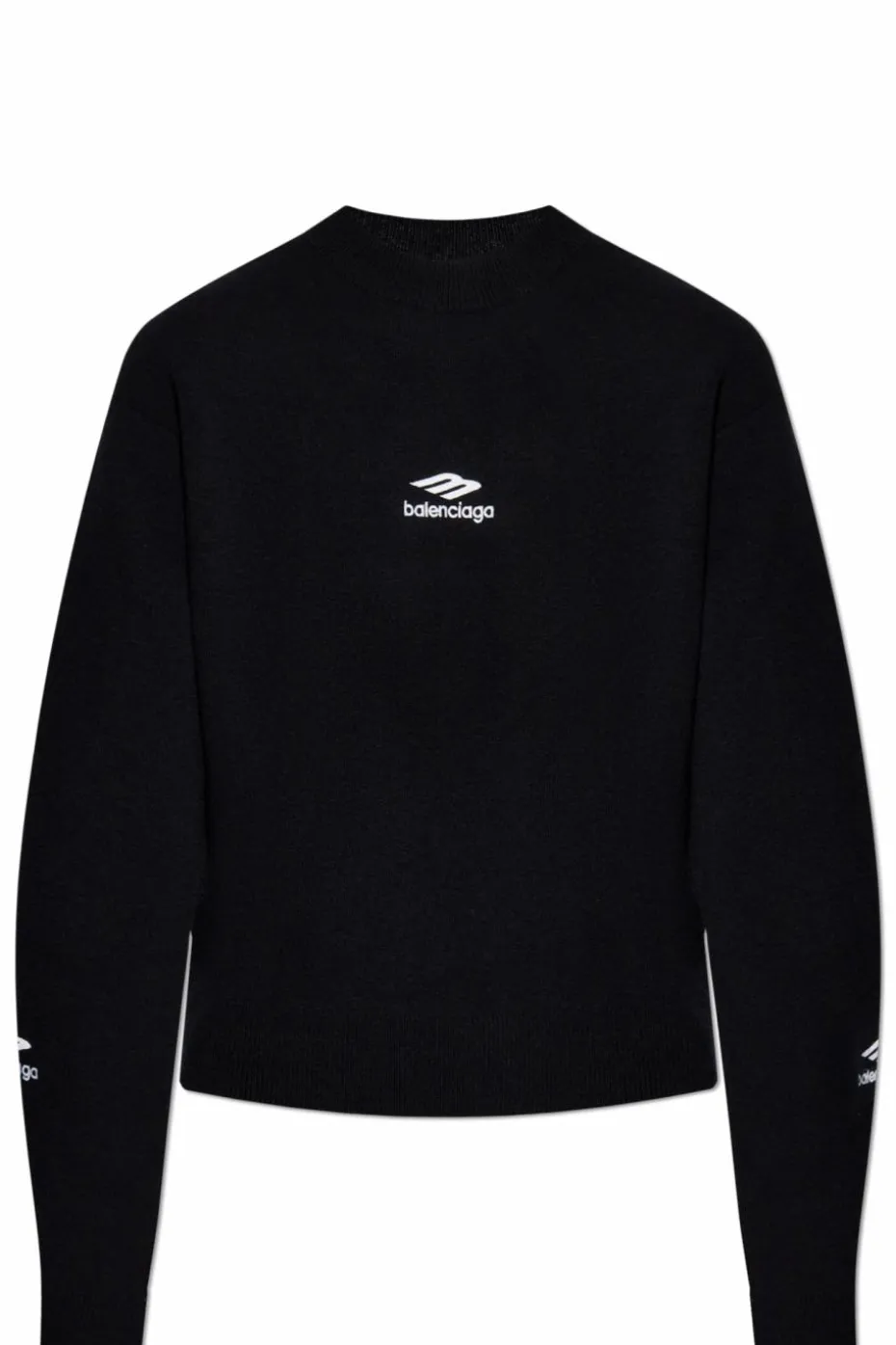 Balenciaga CZARNY Sweter z kolekcji `Skiwear`