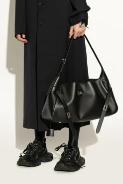 Balenciaga CZARNY Torba na ramię `Bel Air Medium`