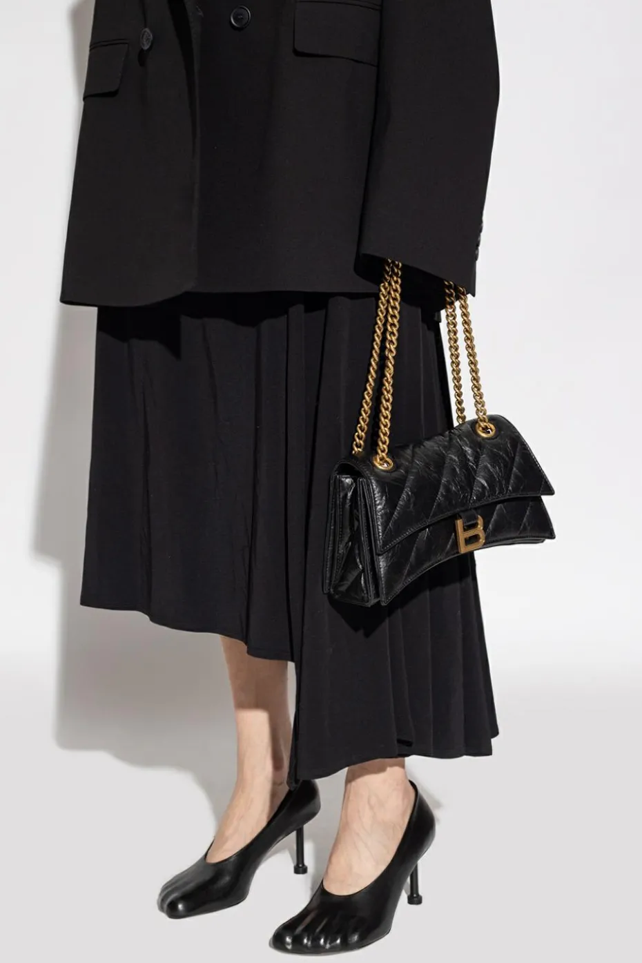 Balenciaga CZARNY Torba na ramię ‘Crush Small’