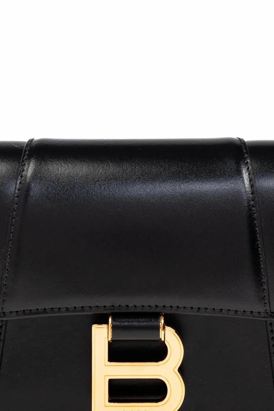 Balenciaga CZARNY Torba na ramię `Hourglass Sling Small`