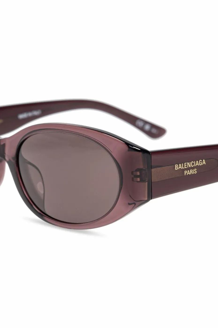 Balenciaga FIOLETOWY Okulary przeciwsłoneczne