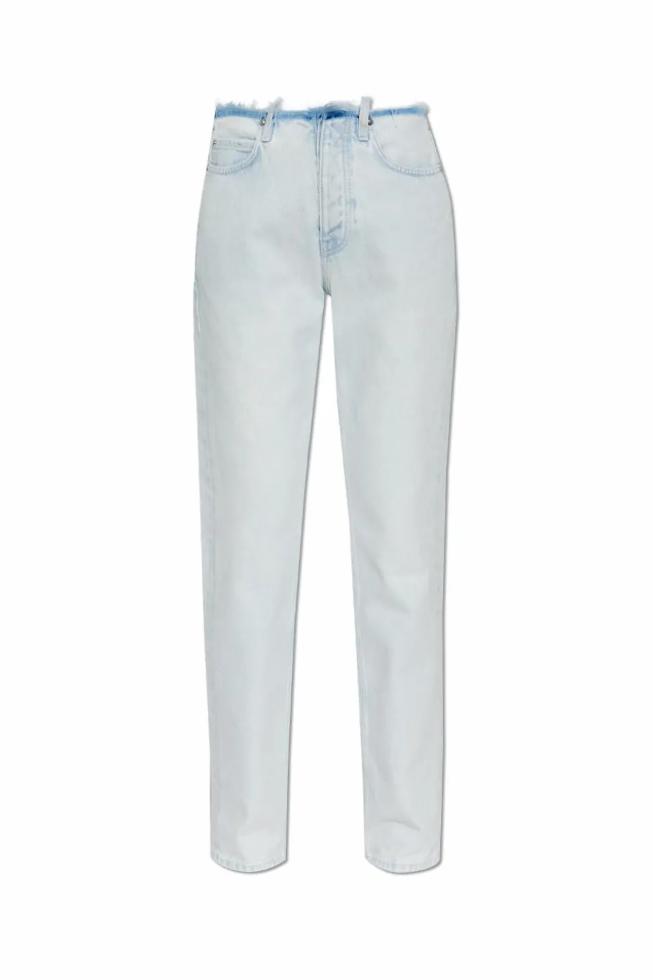 Balenciaga jasnoniebieski Jeansy z efektem `vintage`