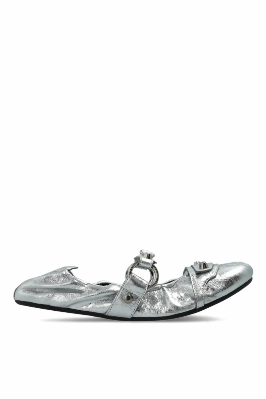 Balenciaga SREBRNY Baleriny `City`