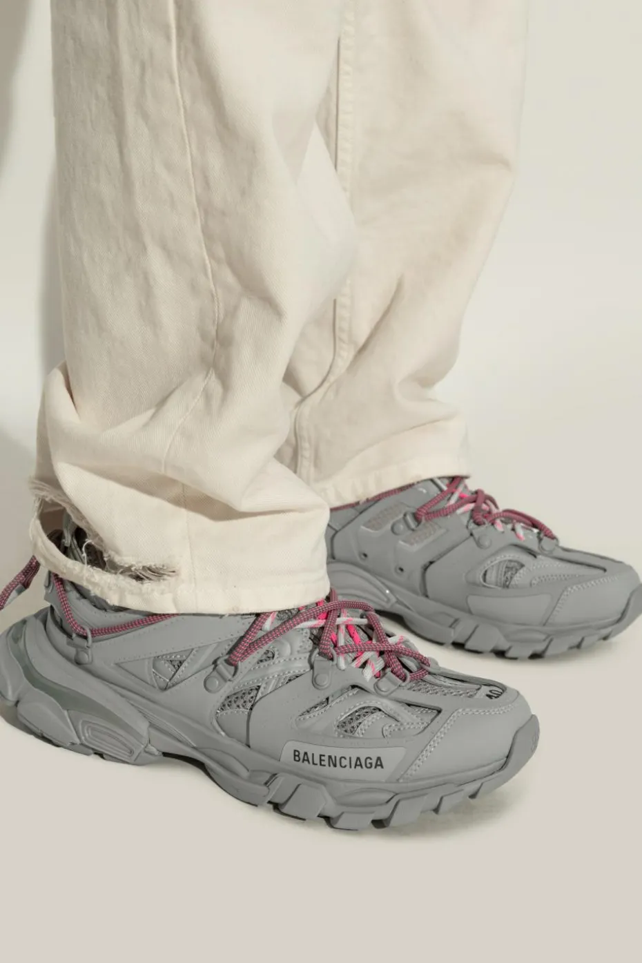 Balenciaga SZARY Buty sportowe `TRACK TRAIL LACES`