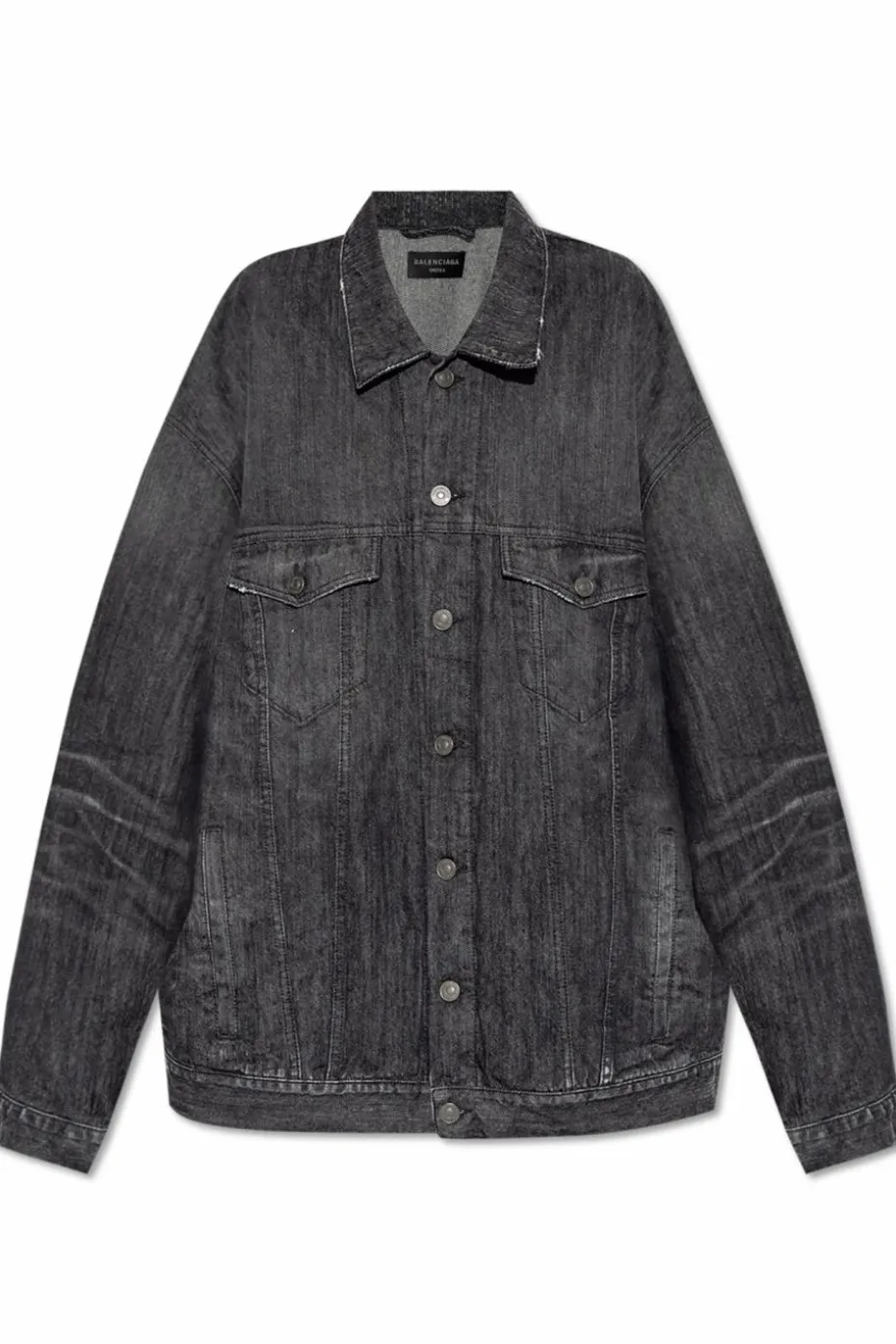 Balenciaga SZARY Kurtka jeansowa