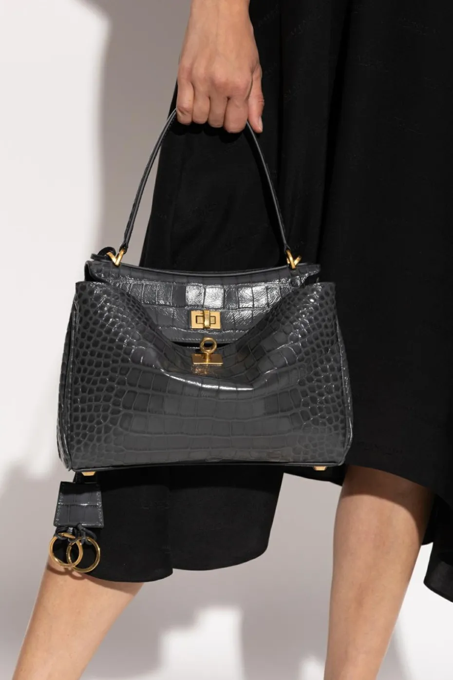 Balenciaga SZARY Torba do ręki ‘Rodeo Small’