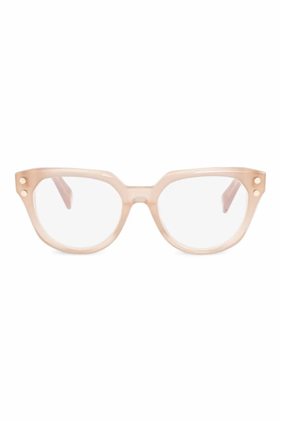 Balmain beżowy Okulary korekcyjne