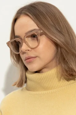 Balmain beżowy Okulary korekcyjne