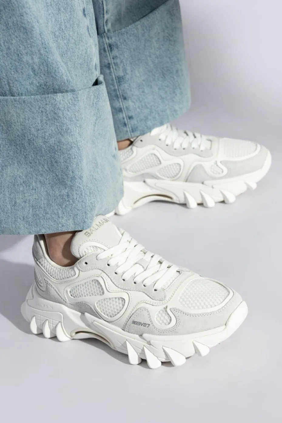 Balmain BIAŁY Buty sportowe `B-East`