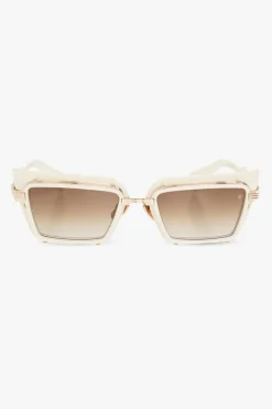 Balmain BIAŁY Okulary przeciwsłoneczne ‘Admirable’