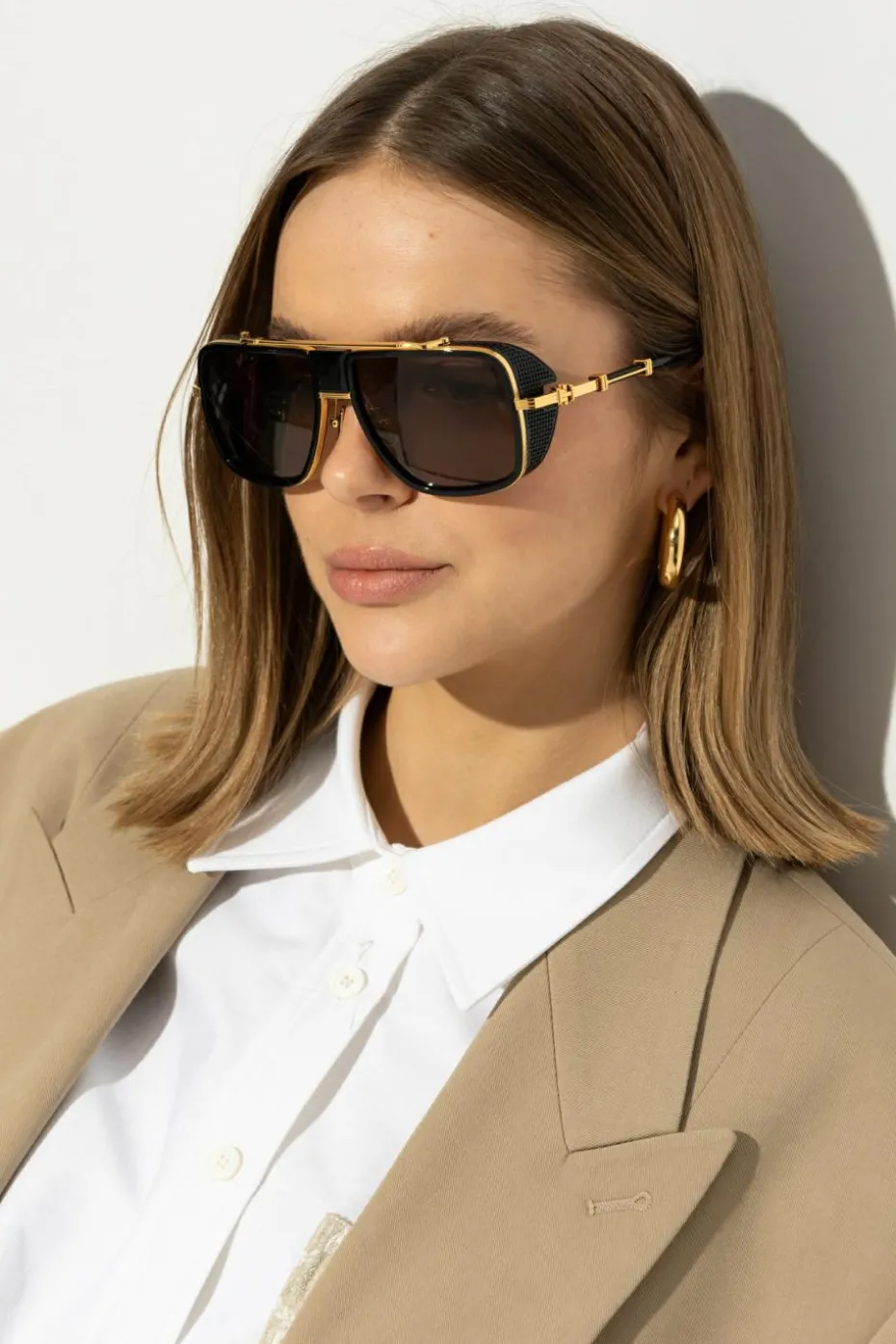 Balmain CZARNY Okulary przeciwsłoneczne