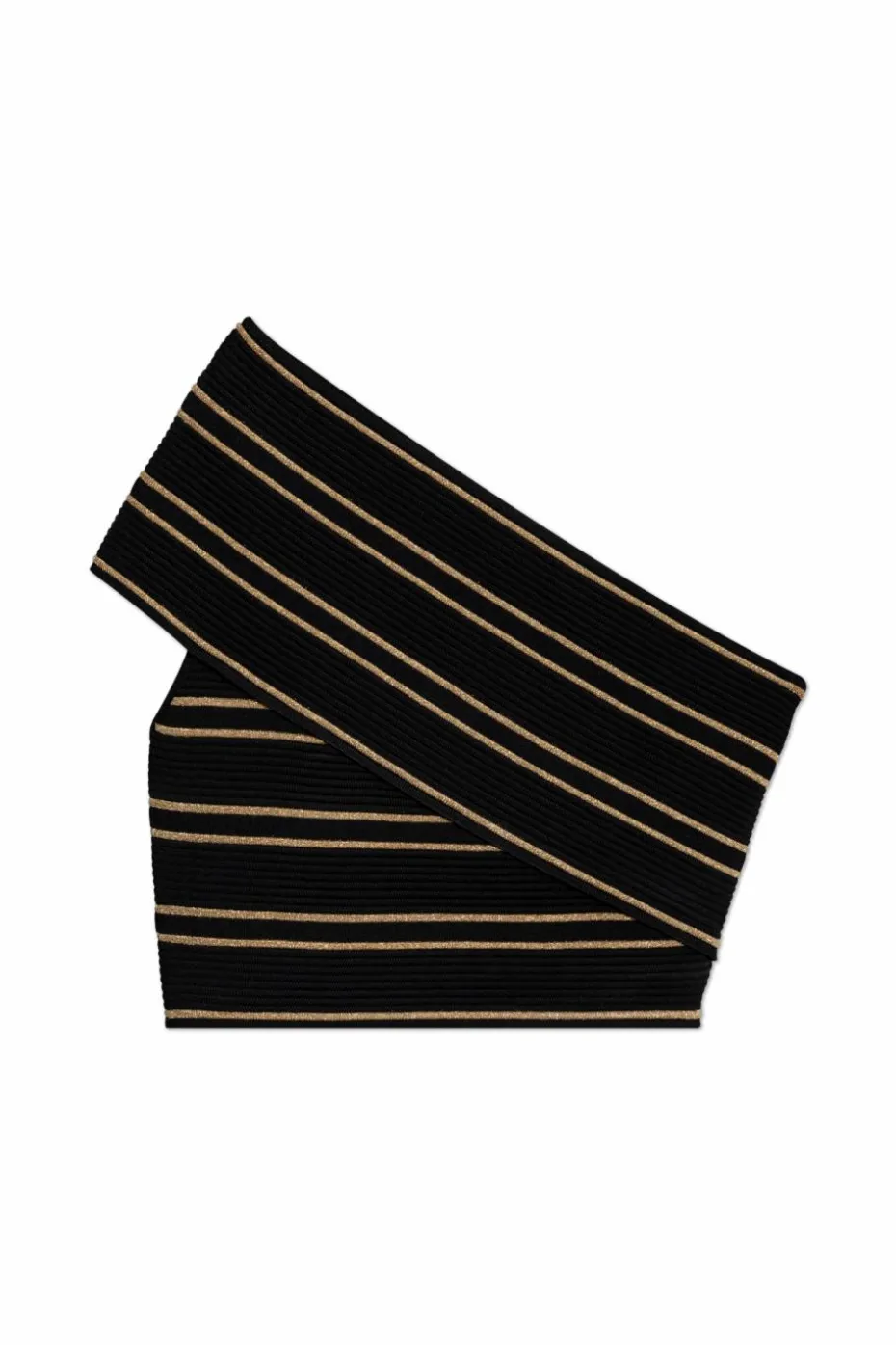 Balmain CZARNY Top z lureksową nicią