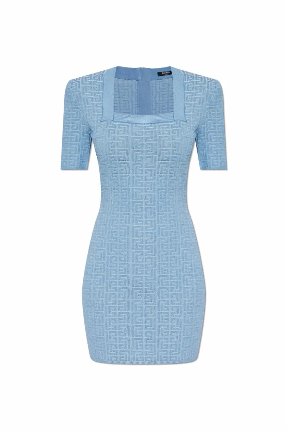 Balmain NIEBIESKI Sukienka o dopasowanym kroju