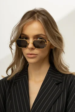 Balmain ZŁOTY Okulary przeciwsłoneczne