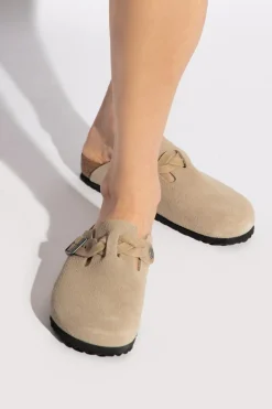 Birkenstock beżowy Klapki ‘Boston Braided’