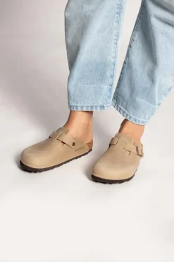 Birkenstock beżowy Klapki ‘Boston BS’
